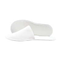 Kadife Taban Çift Kat Havlu Otel Terliği